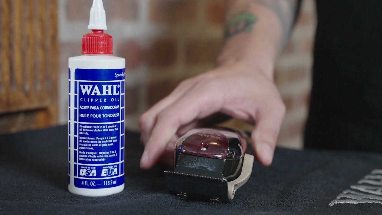 How to Oil your Wahl Clipper Blade 