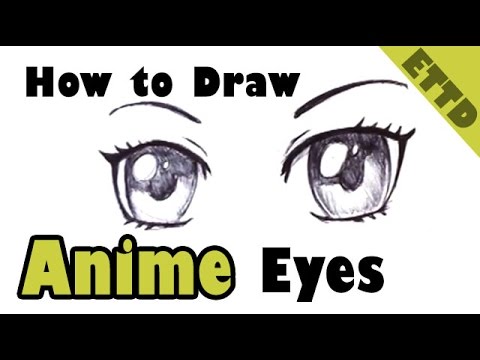 How to Draw Anime Eyes - Easy Things to Draw - YouTube