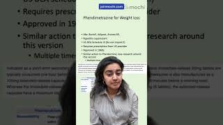 Phendimetrazine for weight loss! #weightloss #medicine #joinmochi #shorts