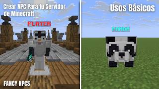 Famous Crear NPC en Minecraft con FancyNPCs #1 || Uso Básico Net Worth