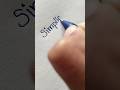 How To Write "Simplicity" In English❓| #handwriting
