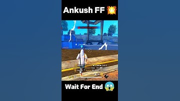 Ankush FF in My Rank Match 😱 || impossible 🎯 || Wait 4 End 🤯 || #freefire #viral #shorts