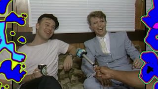 MTV Interview - David Bowie & Thomas Dolby (MTV - Live Aid 7/13/1985)