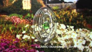 ILLUMINO Flower Circle 35 Wind Chime