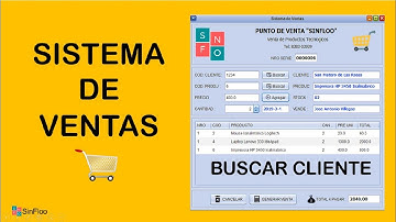Sistema de Ventas en Java con MySQL - Buscar Cliente