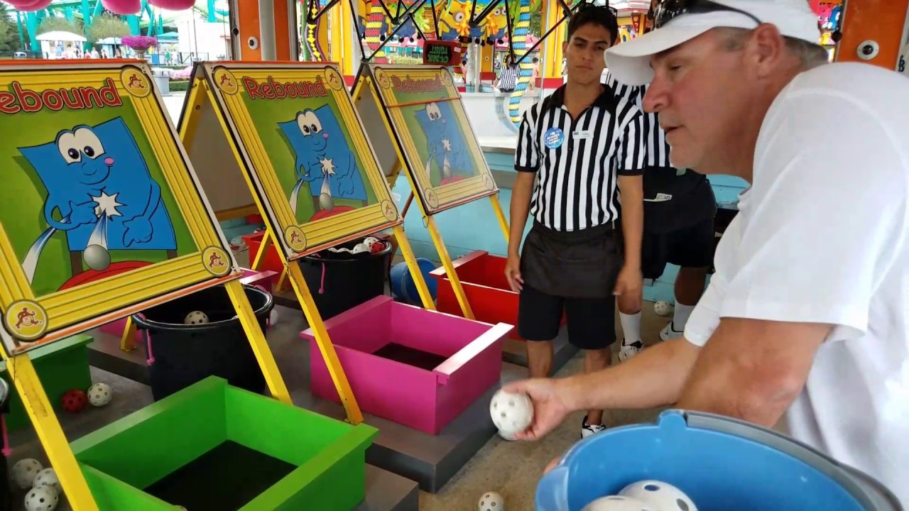 Cedar point 2017, rebound, bank a ball winner YouTube