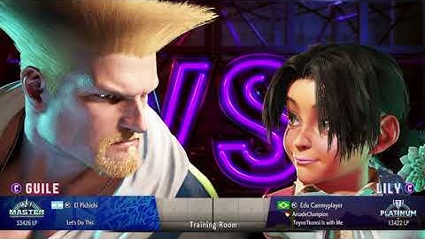 El Pichichi (Guile) vs Edu Cammyplayer (Lily) - SF6 Casual Match
