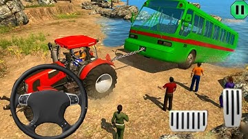 Chained Tractor Towing Rescue Android Gameplay