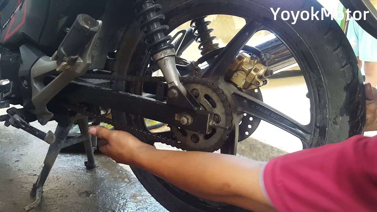 Cara Setel Rantai Pada Motor Supra 125 YouTube