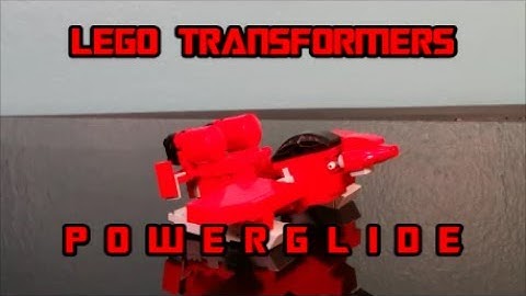 Lego Transformers Powerglide V2 By BX Brix