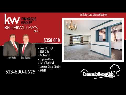 106 Hickory Lane, Lebanon, OH home video tour