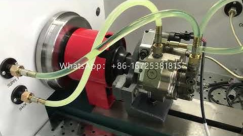 NANTAI CR966 Test Bench Common Rail Pump Testing Function Video Operation Manual