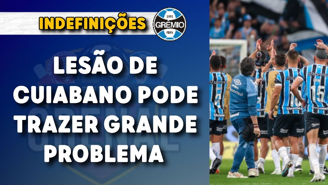 Problemão SE LIGA NO PROBLEMÃO QUE O GRÊMIO PODERÁ TER - RENOVAÇÃO COM GABRIEL ...