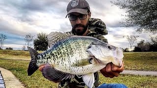 In this video, I STRUGGLE to get a single crappie bite. I put in so...