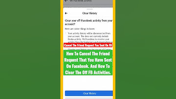 How To Cancel The Friend Requests You
