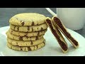 Galletas rellenas de brownie sabor NUTELLA - Cookies con chocolate