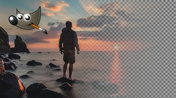 How to Create a Transparent Gradient in GIMP