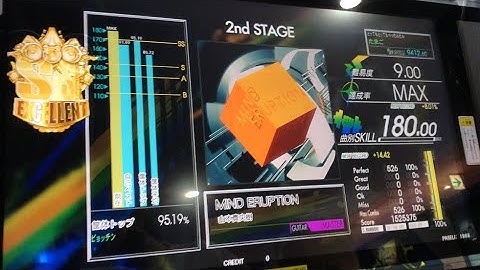 【GITADORA NEX+AGE】MIND ERUPTION Master Guitar 9.00 EXCELLENT(SRA)