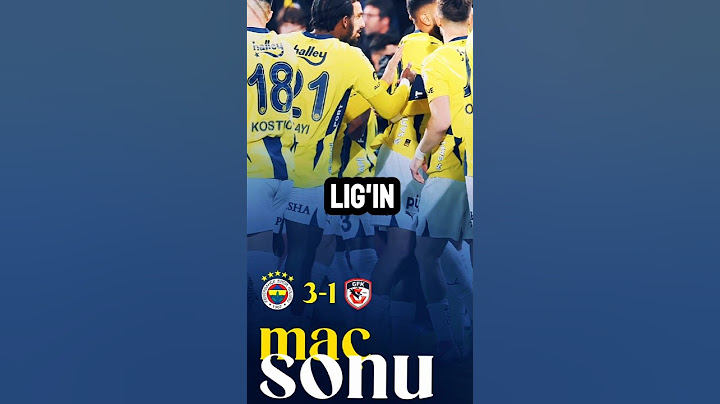 KADIKÖY'DE 3 PUAN FENERBAHÇE'NİN! Fenerbahçe - Gaziantep FK maçı sonucu: 3-1 #fenerbahçe #fener