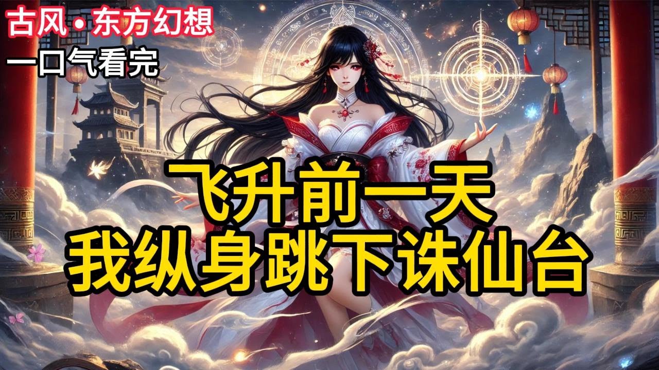 【完结】众弟子飞升的前一天，我放弃飞升，选择下凡渡劫。金斗天尊堵在诛仙台处质问我，为什么选这个时机下凡？我并未理睬他，转身跳下诛仙台。《飞升前一天，我纵身跳下诛仙台》#有声小说 #小说 N243