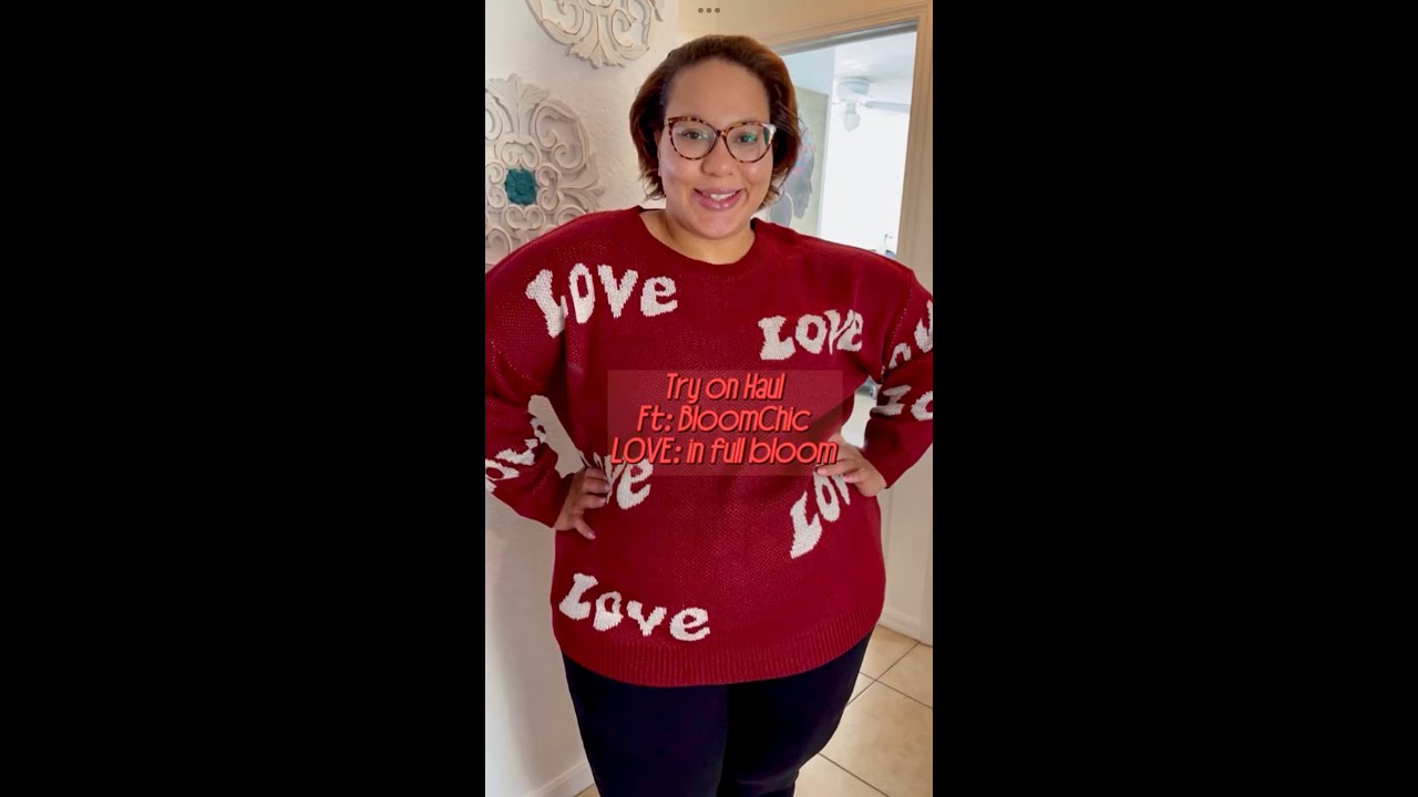 💖 ️ ️‍🔥 tryonhaul “Love In full Bloom Ft bloomchicfashion styleinfluencer plussizewomen