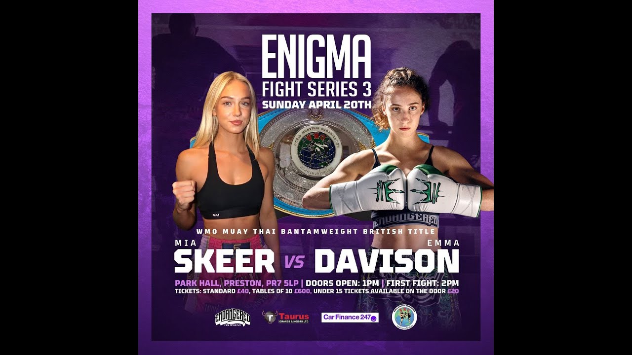 Mia Skeer VS Emma Davidson   WMO Bantamweight British Title