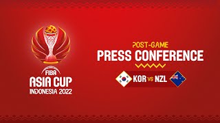 Korea v New Zealand - Press Conference