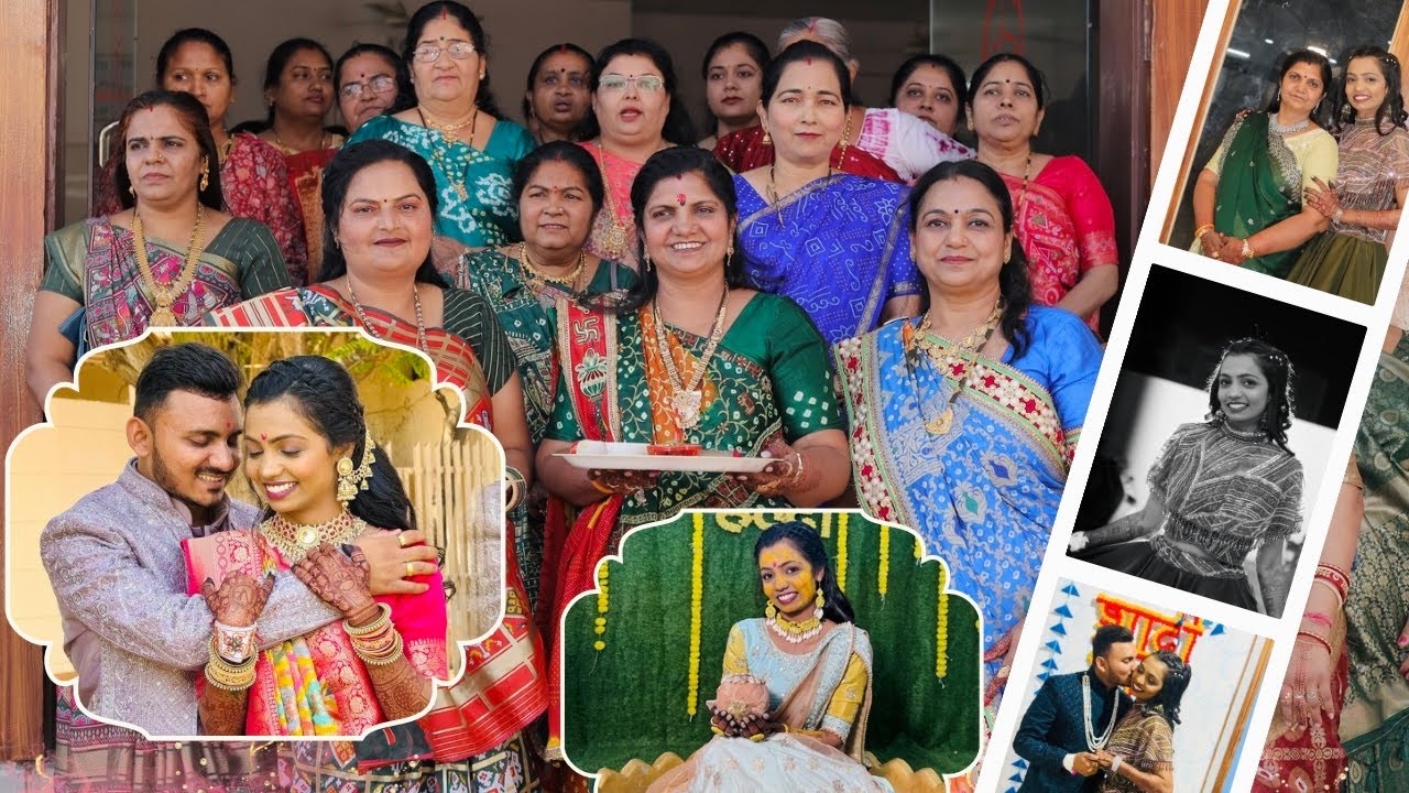 મંડપના આશીર્વાદ, હળદીની રંગત, ડાંડીયાની મજા 🥰