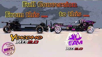 Full Conversion - from " Yokomo RD 2.0 " to " Team AD X-Series " - RWD Drift Chassis