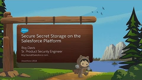 Secure Secret Storage on the Salesforce Platform