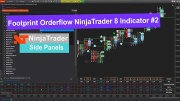 ↔️ Footprint Orderflow NinjaTrader 8 Indicator #2  Side Panels - [TradingFinder]