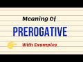 Meaning Of Prerogative || English Vocabulary Lessons || Urdu/Hindi