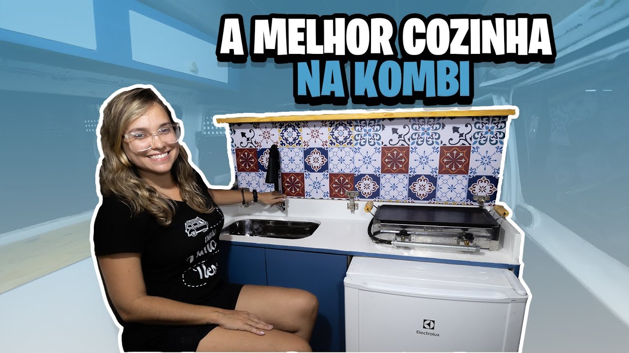 REFIZEMOS TODA A COZINHA DA KOMBI HOME 