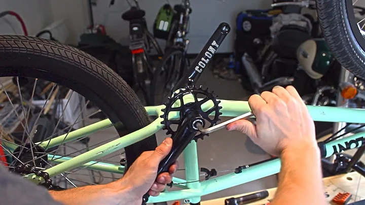 How to replace and install BMX cranks