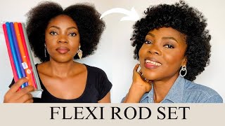 SHOCKING RESULT! USING 1 PACK OF FLEXI RODS ON MY THICK 4C NATURAL HAIR