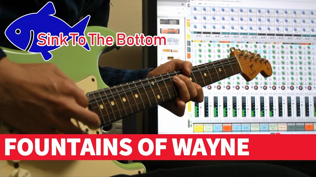 Fountains Of Wayne Sink To The Bottom Cover Guitar Backing Track 1 21 Kilowatt