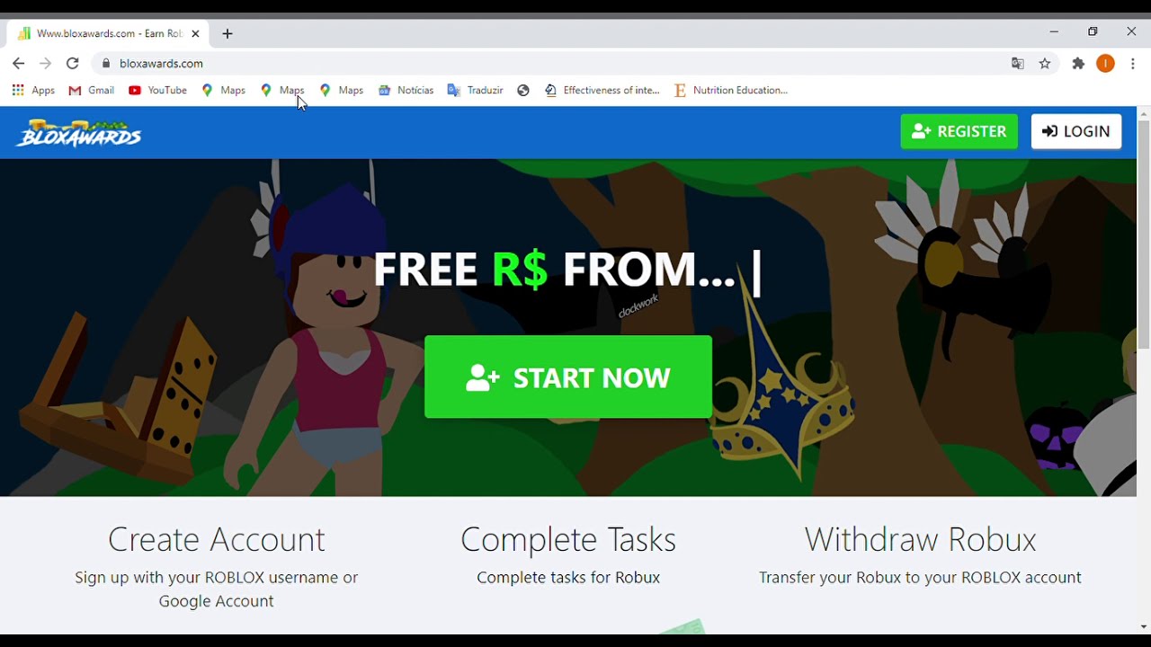 como conseguir robux gratis 100% real [blox awards.com] - YouTube