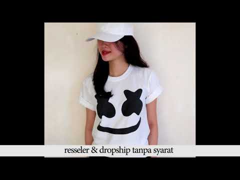 Kaos Distro Marshmello/baju Distro Marshmello Rp29.900