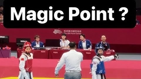 Asian Games Taekwondo Magic Point Final U-49kg Panipak 🇹🇭 Vs Gao C 🇨🇳‼️