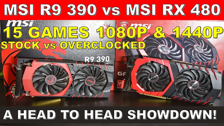 MSI RX 480 对战 MSI R9 390：硬件对决