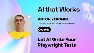 [AI that Works Conference] CodeMie: Let AI Write Your Playwright Tests