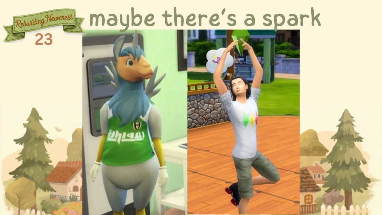 A Day Off, New Neighbors & Maybe a Spark 💛 Sims 4 Forever Save Let's Play (ep.23)