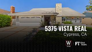 Just Listed: 5375 Vista Real, Cypress CA | Greenbrook 6-Bed Pool Home with Downstairs Primary Suite