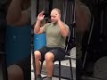 Big man seated box jumps