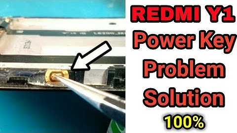 mi redmi y1 power key ways problem||redmi y1 on off key jumper solution