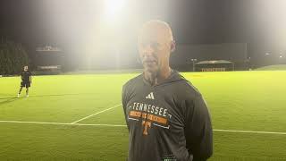 Lady Vols Soccer Coach Joe Kirt post-game vs. Milwaukee