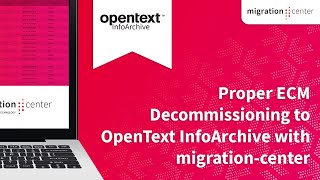 Famous Partner Webinar (OpenText) | Proper ECM Decommissioning to OpenText InfoArchive Wealth