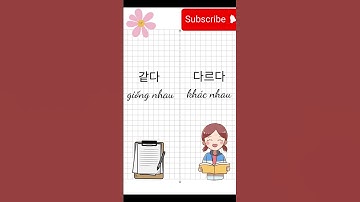 Các cặp từ trái nghĩa cơ bản!#tienghan #hoctienghan #studykorean #koreanlanguage