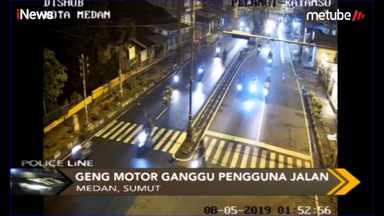 Aksi Geng Motor Terekam CCTV, Polrestabes Medan Berhasil Tangkap Pelaku - Police Line 21/05