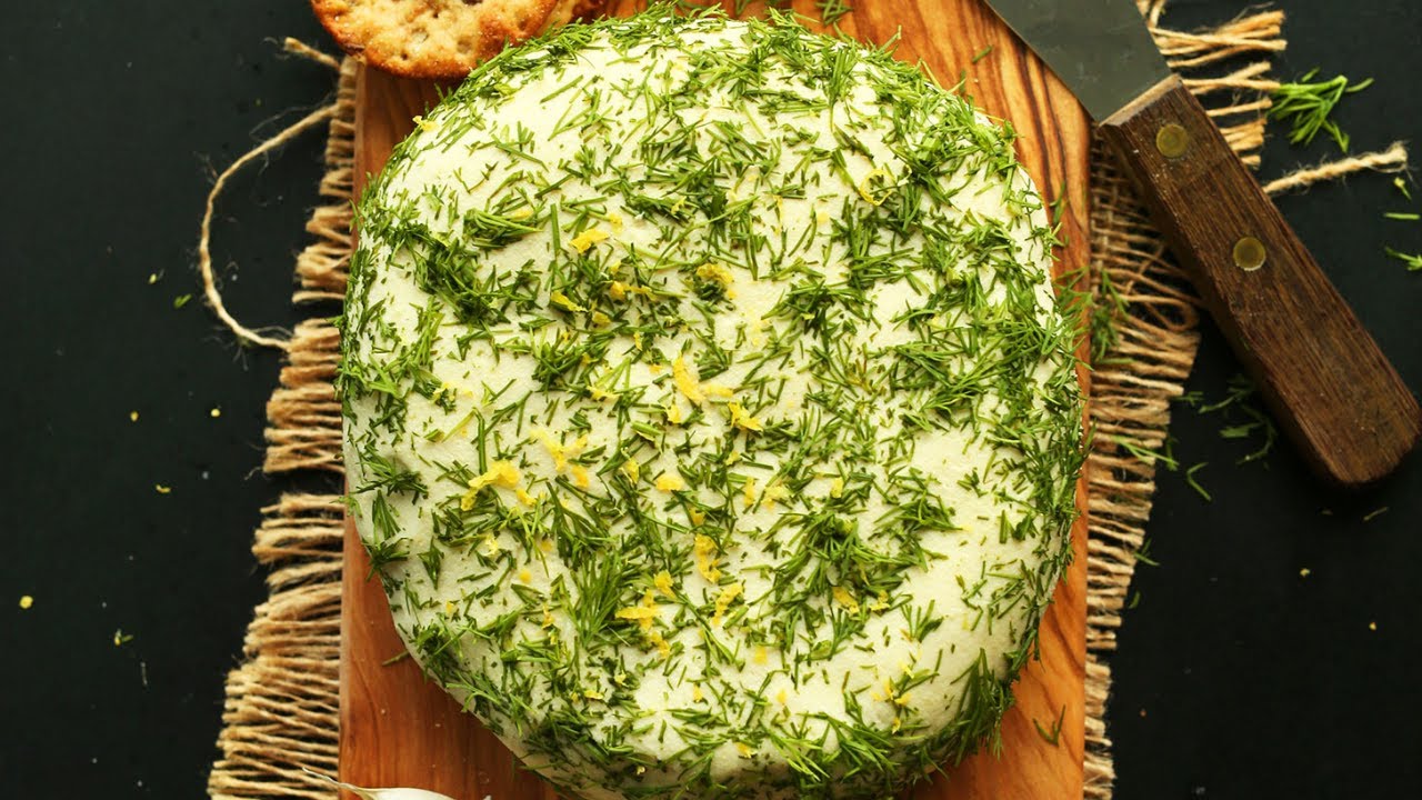 Easy Vegan Garlic Herb Cheese Minimalist Baker Recipes Amazing Vegan Recipes